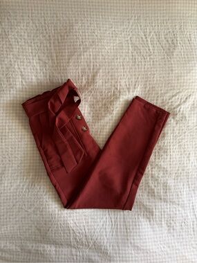 Dynamite button-front trousers